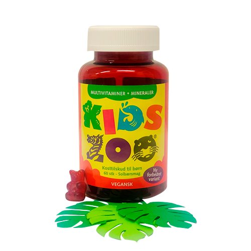 KIDS ZOO | Multivitamin + Mineraler | Vegansk | 60 gummies