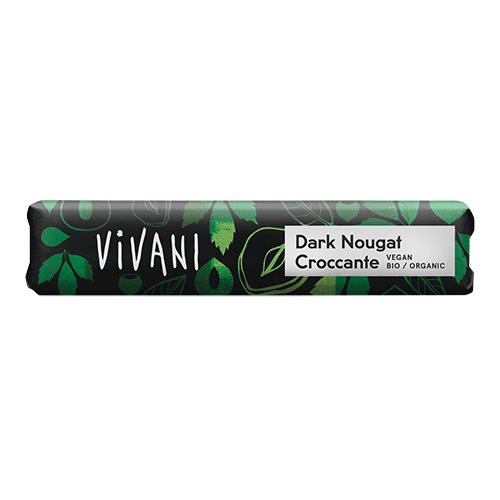 Vivani | Økologisk nougat crocant bar | 35 g