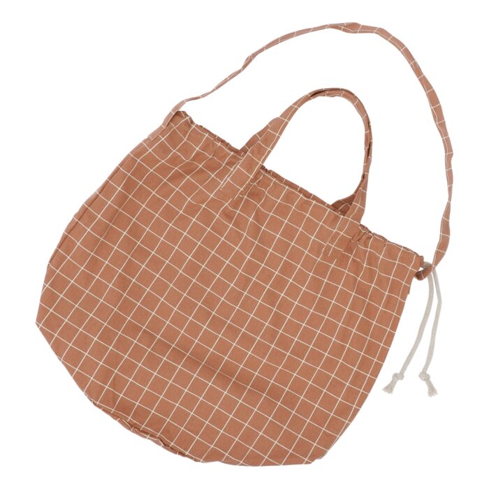 Haps Nordic | Shoppingbag |Terracotta Check