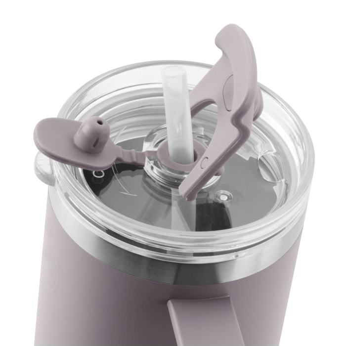 AYA & IDA | Thermo Cup with Straw | Lavender | 885 ml