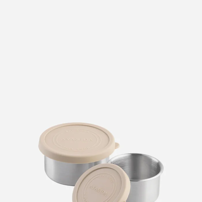 Aya & Ida | Snack Container | Cream Beige